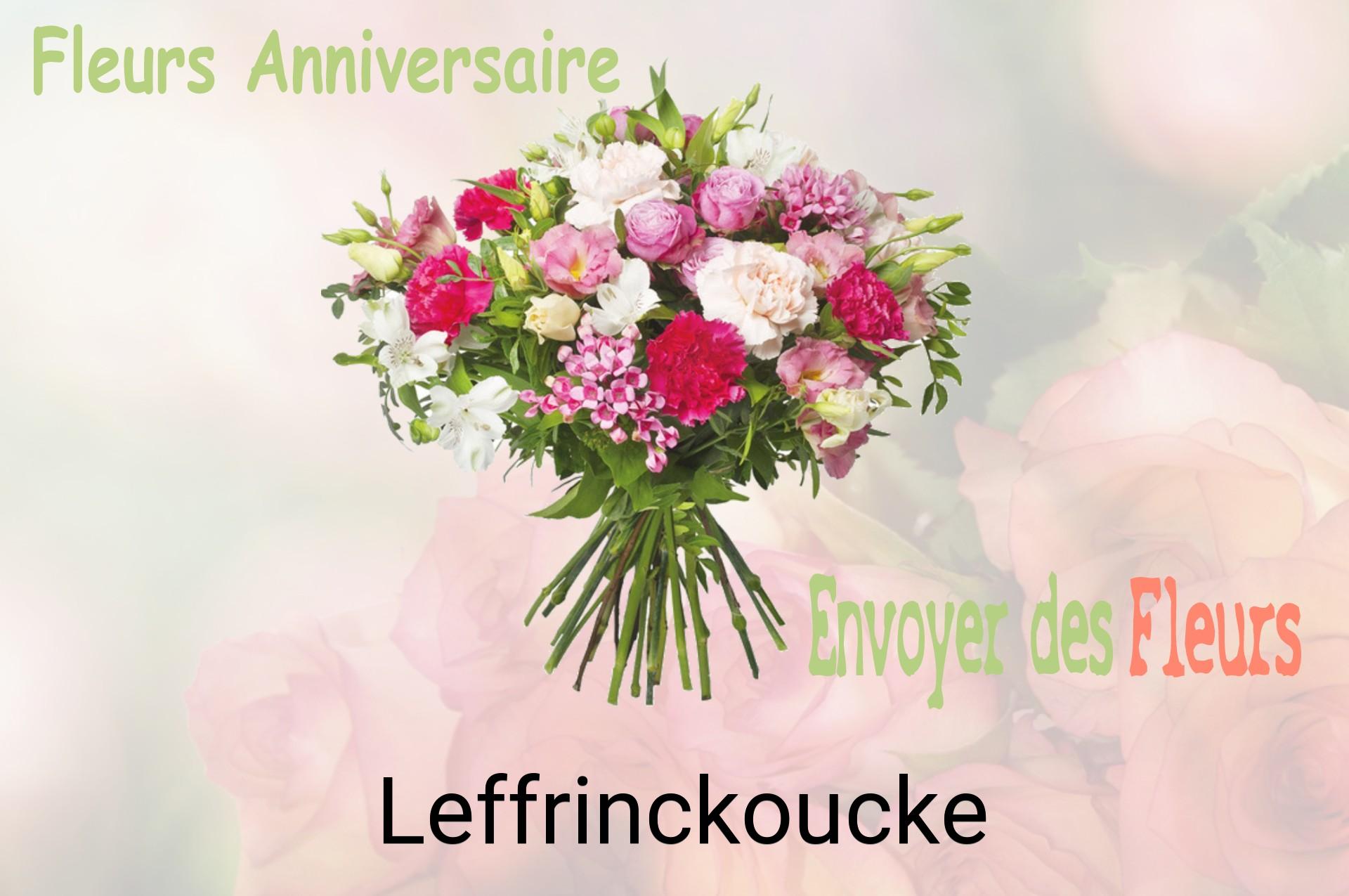 Bouquet de fleurs d’anniversaire livré à Leffrinckoucke